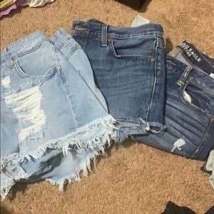 Shorts and jeans